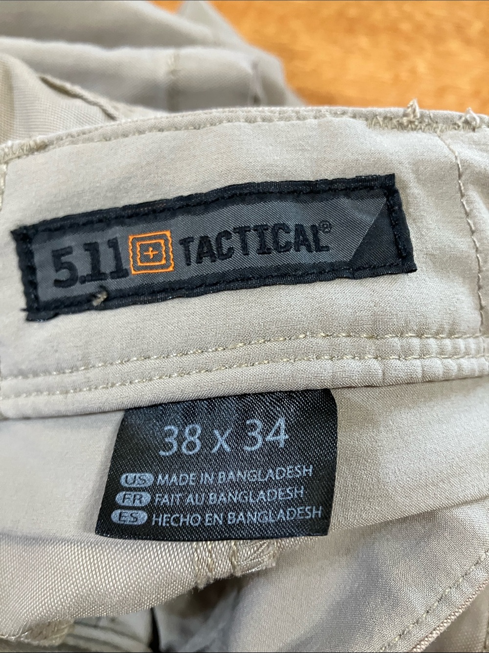 5.11 TACTICAL MEN’S APEX STRAIGHT FIT KHAKI COLOR - Picture 10 of 12